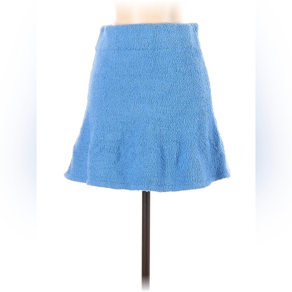 Cider Light Blue Mini Skirt L